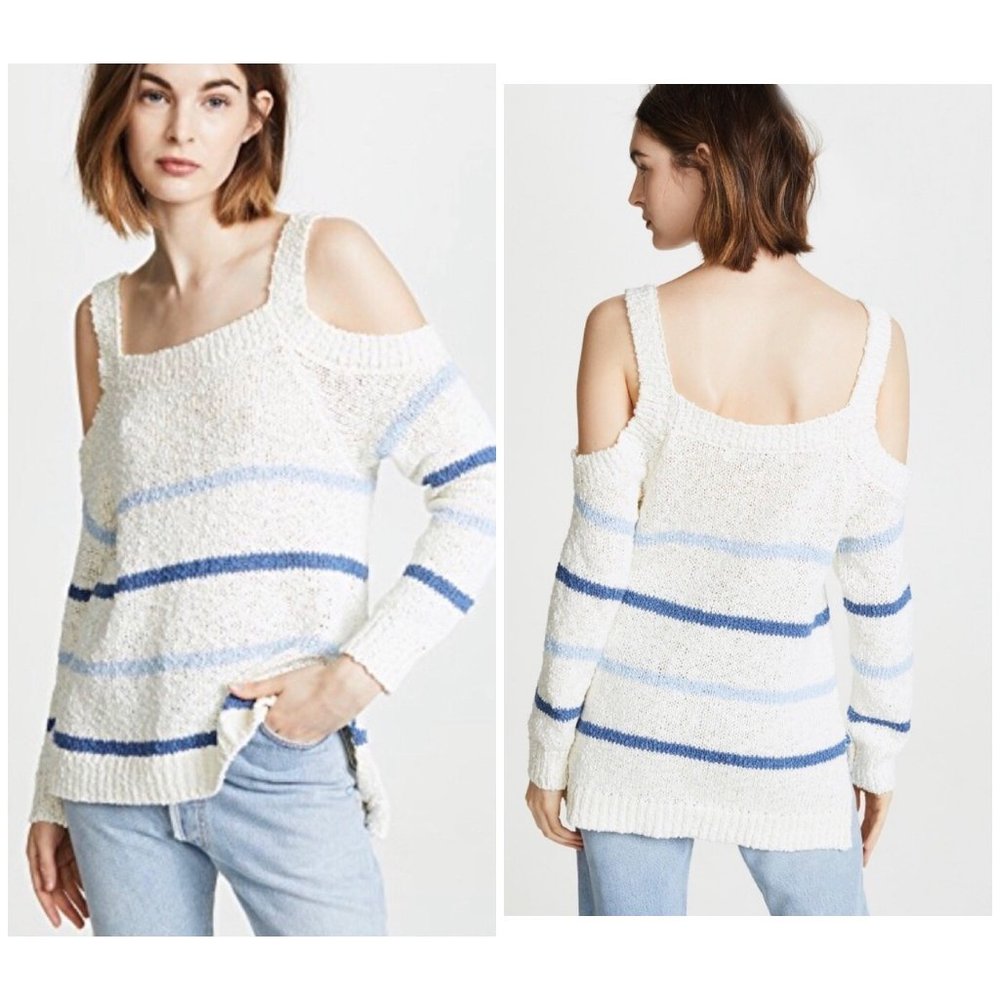 NWT Cupcakes & Cashmere Cold Shoulder Sweater XS
